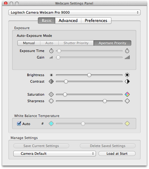 logitech webcam software for mac